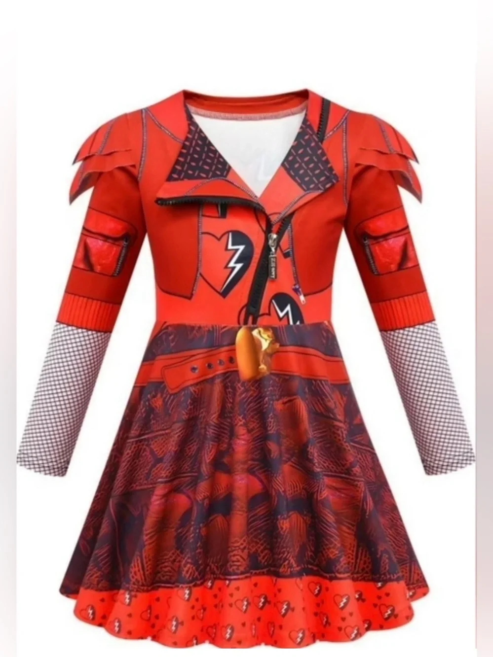 Rise of Red Girls size 8-10 (140) Descendants Costume